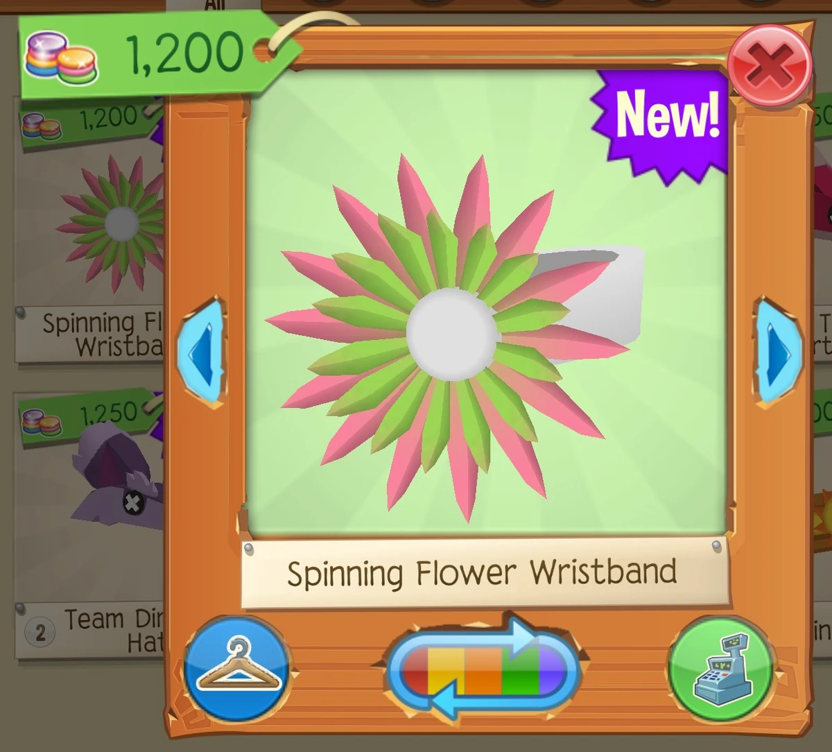Spinning Flower Wristband Animal Jam Wiki Fandom