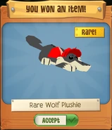 Rare Wolf Plushie with rare tag