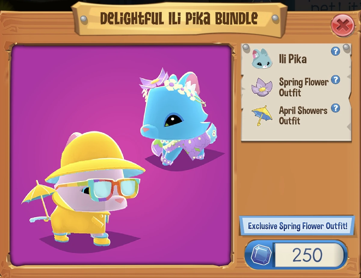 Delightful Ili Pika Bundle Animal Jam Wiki Fandom