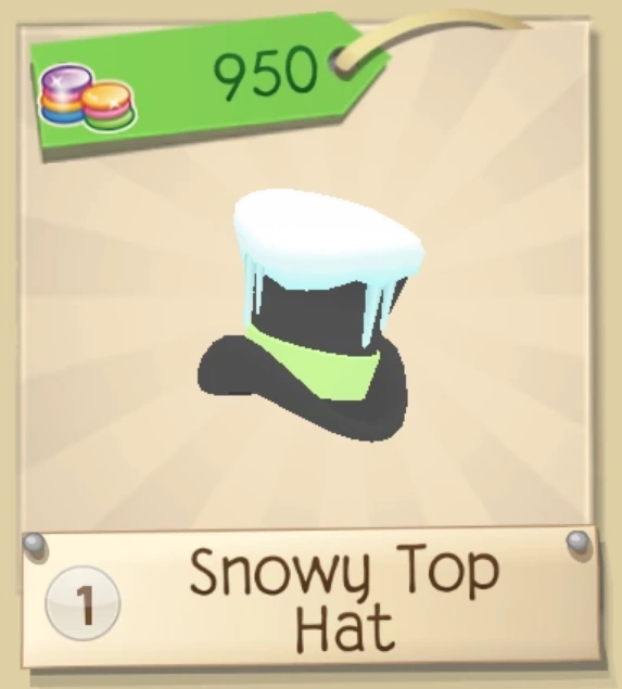 Snowy Top Hat Animal Jam Wiki Fandom