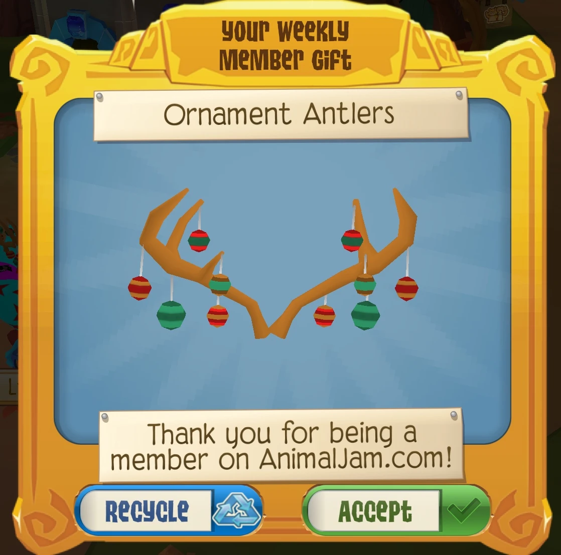 Ornament Antlers Animal Jam Wiki Fandom