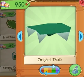 Origami table
