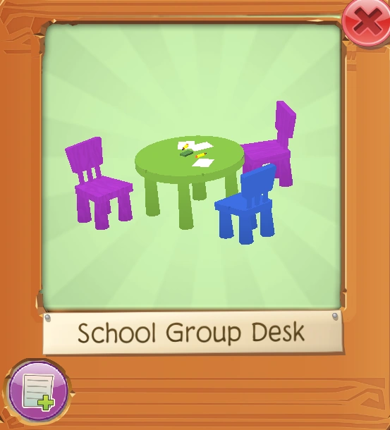 School Group Desk | Animal Jam Wiki | Fandom