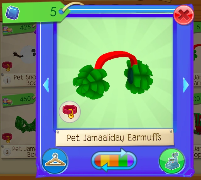 Pet Jamaaliday Earmuffs Animal Jam Wiki Fandom