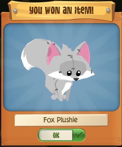 animal jam fox plushie