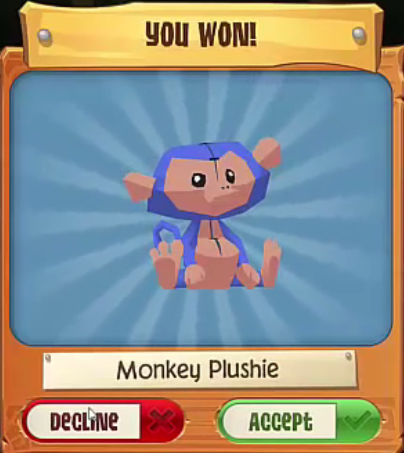 Monkey Plushie, Animal Jam Wiki