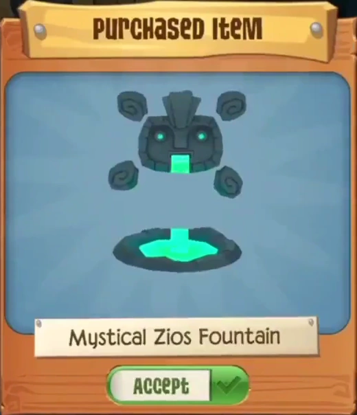 Mystical Zios Fountain Animal Jam Wiki Fandom
