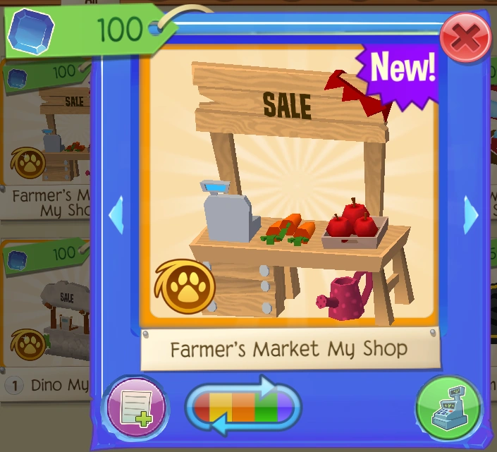 Farmer's Market My Shop Animal Jam Wiki Fandom
