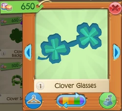 Clover Glasses | Animal Jam Wiki | Fandom