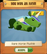 Rare Horse Plushie with rare tag