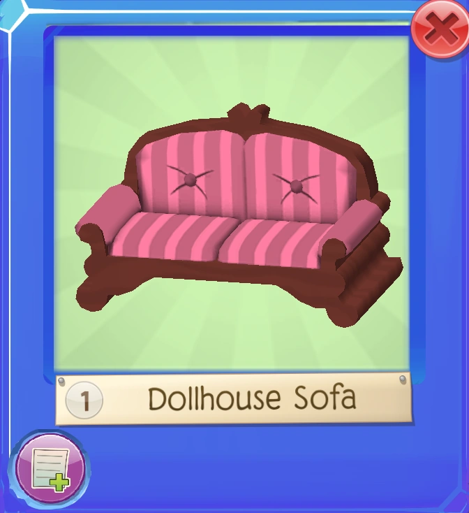 Dollhouse Sofa Animal Jam Wiki Fandom