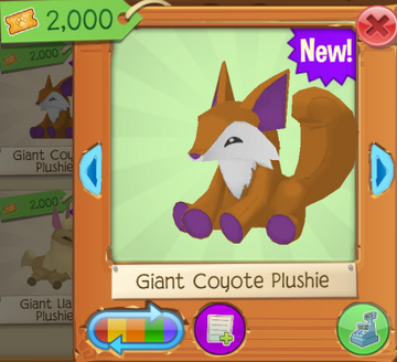 Coyote plushie outlet