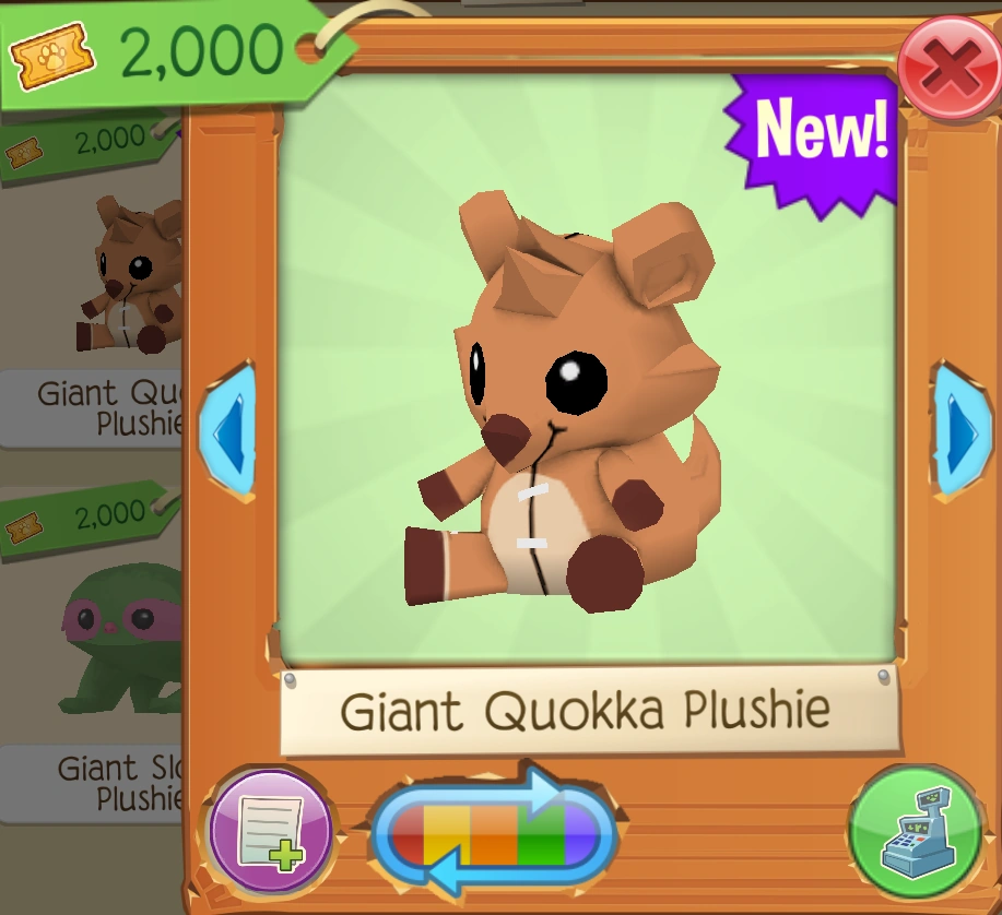 Giant Quokka Plushie Animal Jam Wiki Fandom