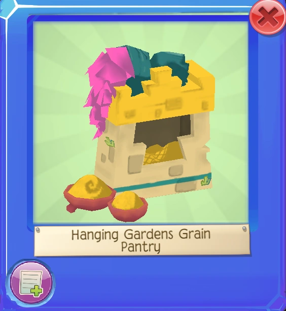 Hanging Gardens Grain Pantry Animal Jam Wiki Fandom