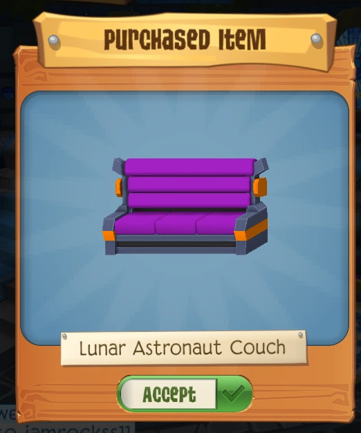 Lunar Astronaut Couch Animal Jam Wiki Fandom