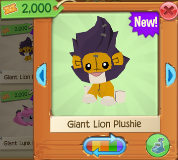 Giant Lion Plushie Animal Jam Wiki Fandom