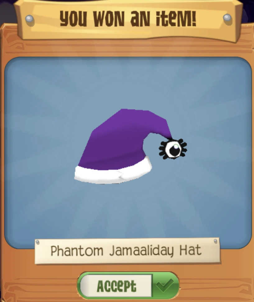 Phantom Jamaaliday Hat Animal Jam Wiki Fandom