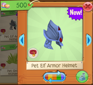 Pet elf armor helmet 3