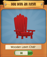 Wooden Lawn Chair from Monkey Treasure Hunt