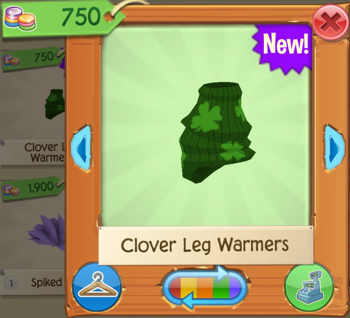 Clover Leg Warmers Animal Jam Wiki Fandom