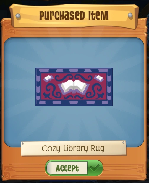 Cozy Library Rug Animal Jam Wiki Fandom