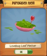 Lovebug Leaf Platter from Friendship Cottage Bundle