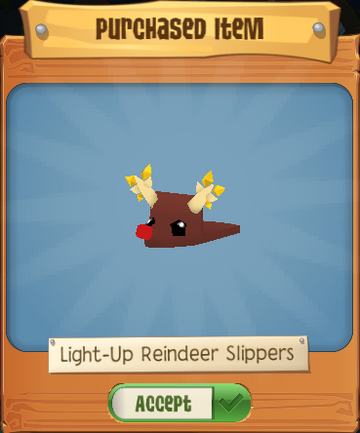 Light up reindeer slippers clearance