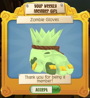 Zombie Gloves Animal Jam Wiki Fandom