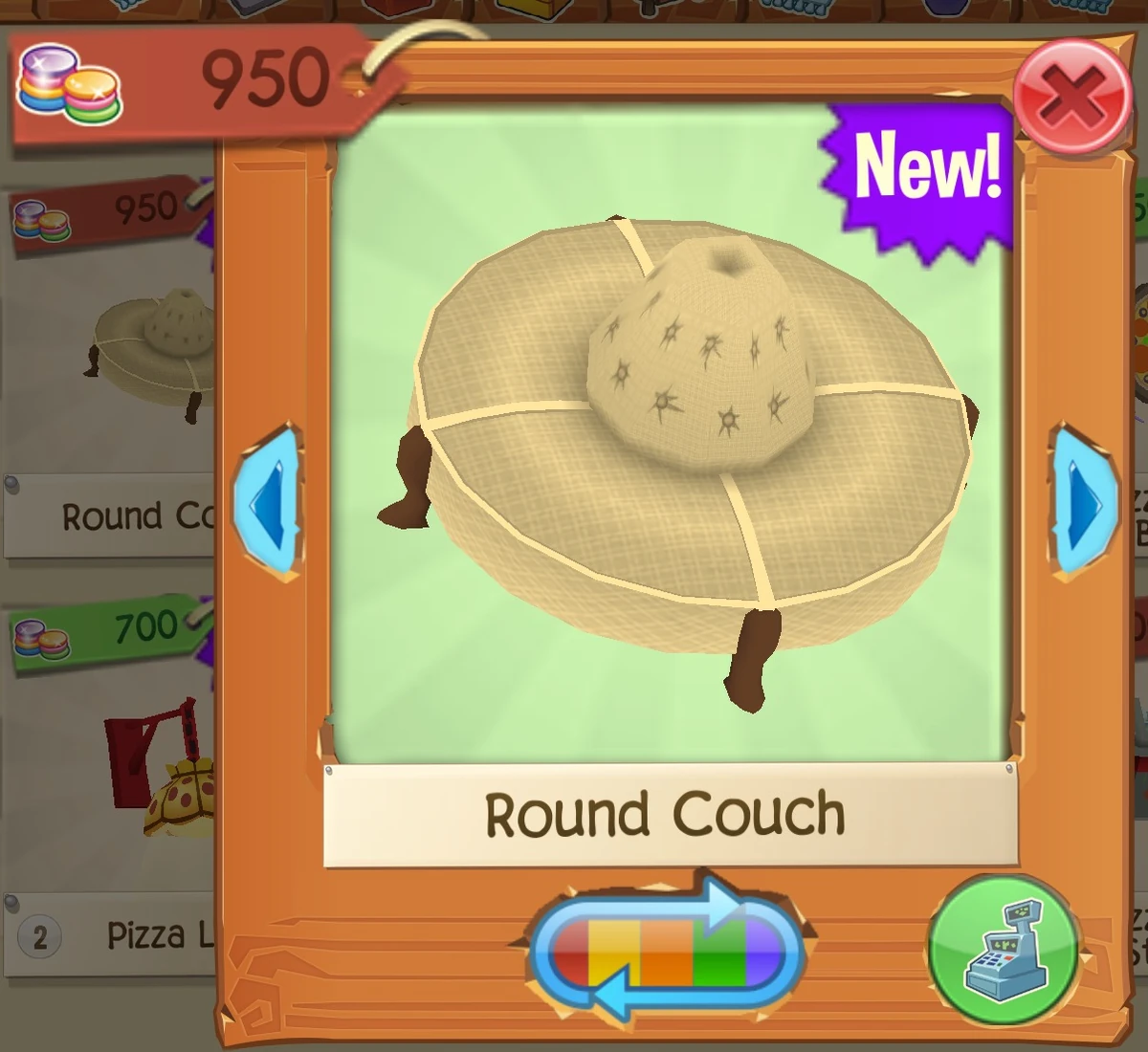 Round Couch Animal Jam Wiki Fandom