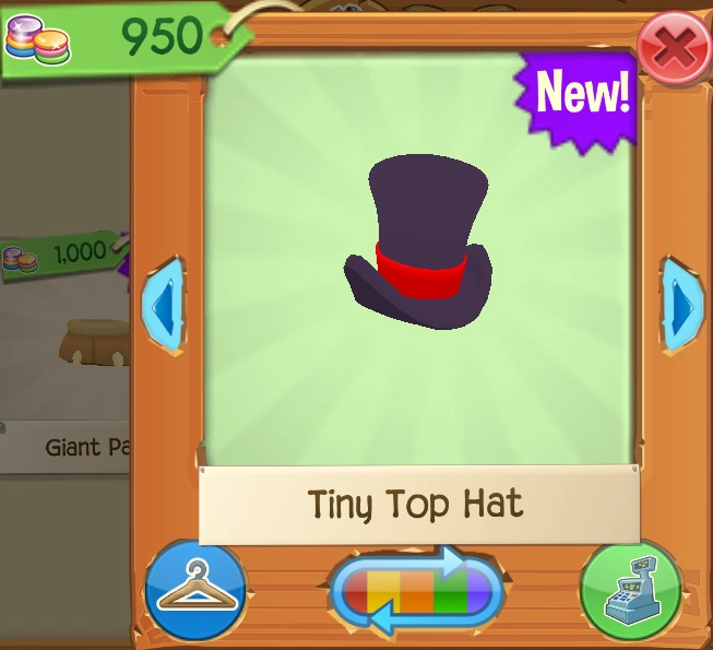 Tiny Top Hat Animal Jam Wiki Fandom