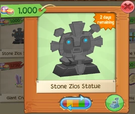 PlayWild StoneZiosStatue BlueEyes(Default)
