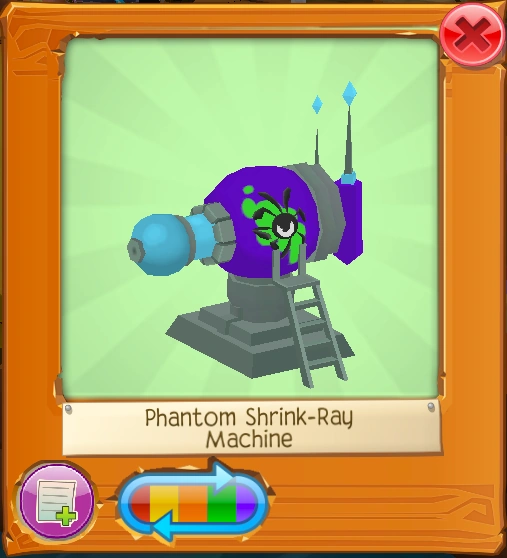 Phantom ShrinkRay Machine Animal Jam Wiki Fandom