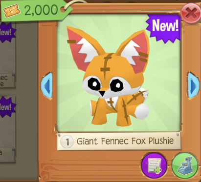 giant fox plushie
