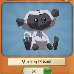 Monkey Plushie, Animal Jam Wiki
