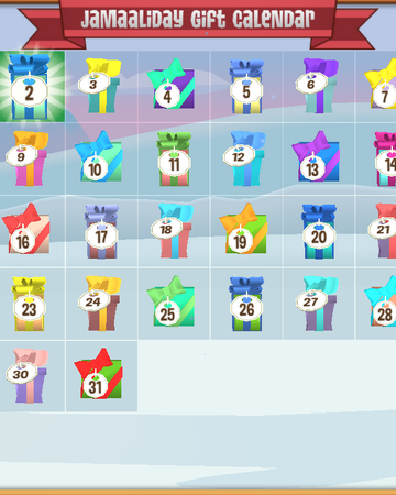 Jamaaliday Gift Calendar 2022