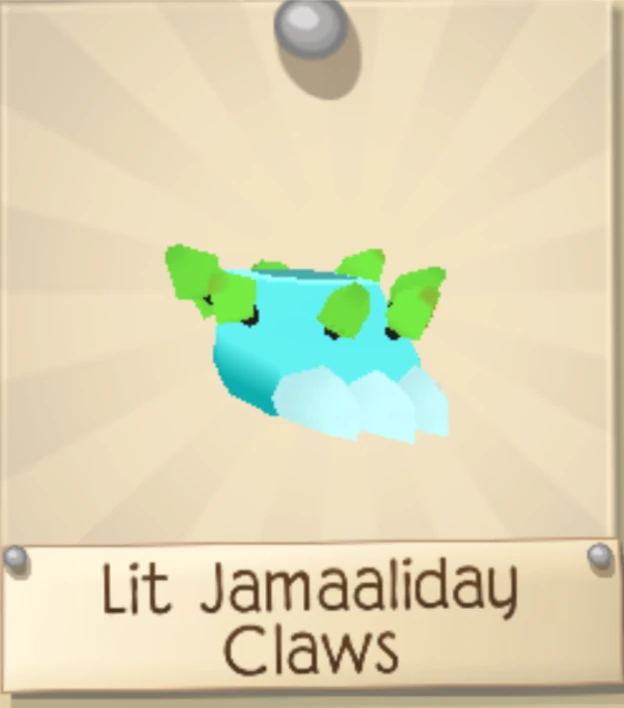 Lit Jamaaliday Claws Animal Jam Wiki Fandom
