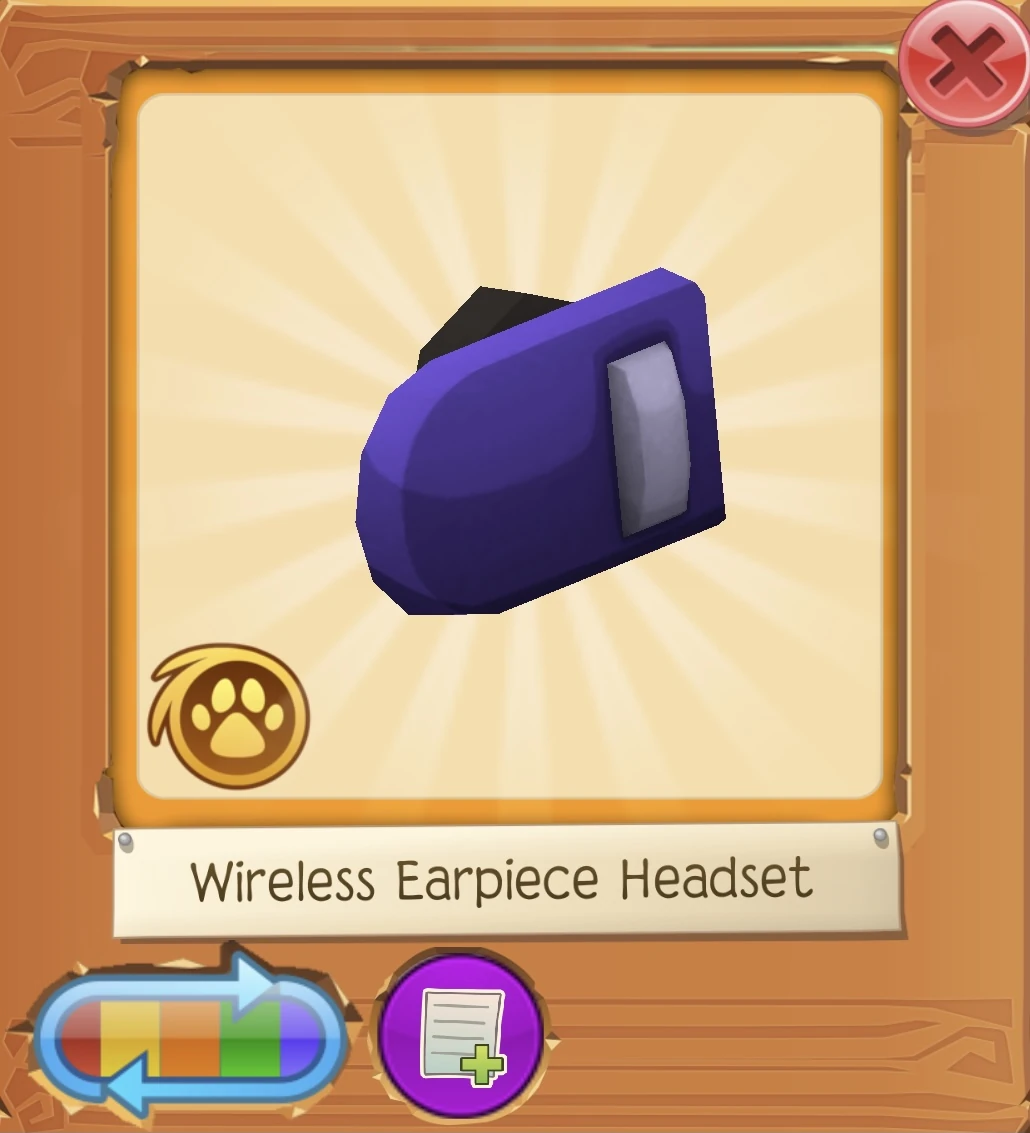 Wireless Earpiece Headset Animal Jam Wiki Fandom