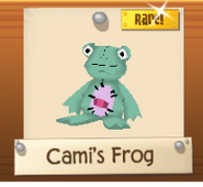 The Cami's Frog with a Rare! Tag.