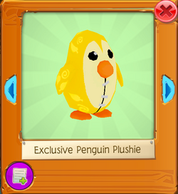 Exclusive Penguin Plushie Animal Jam Wiki Fandom