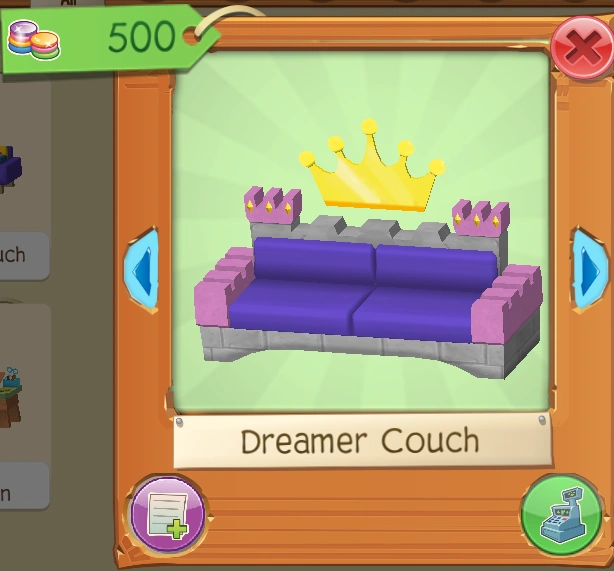 Dreamer Couch Animal Jam Wiki Fandom