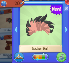 Rocker hair