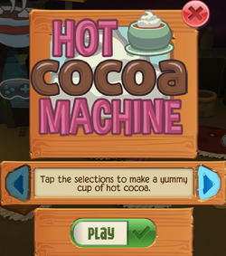 Hot Cocoa Machine, Animal Jam Classic Wiki