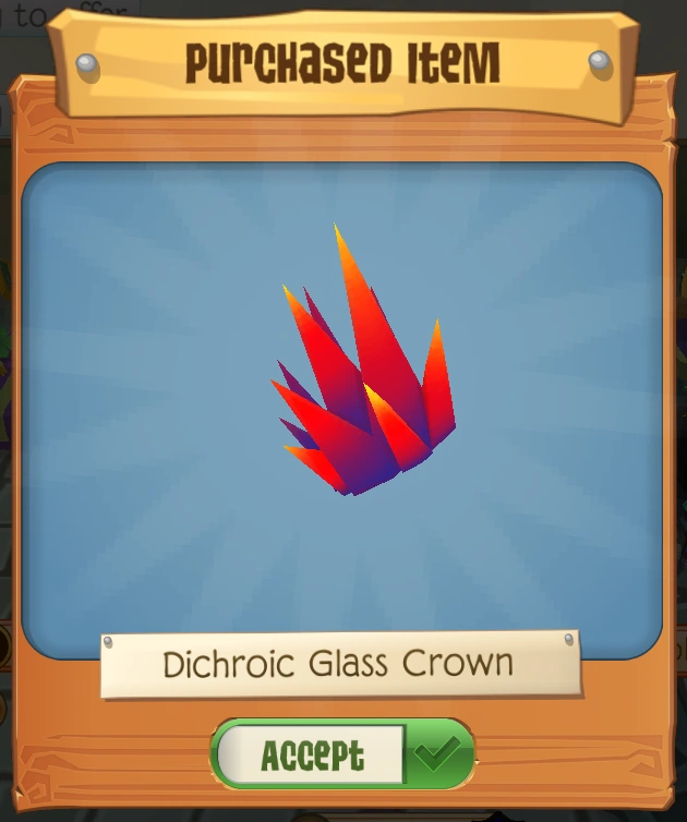 Dichroic Glass Crown Animal Jam Wiki Fandom