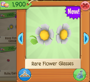 Rare Flower Glasses available on March 20, 2017 at Jam Mart Clothing