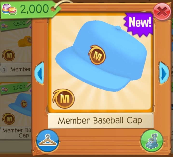 Member Baseball Cap Animal Jam Wiki Fandom