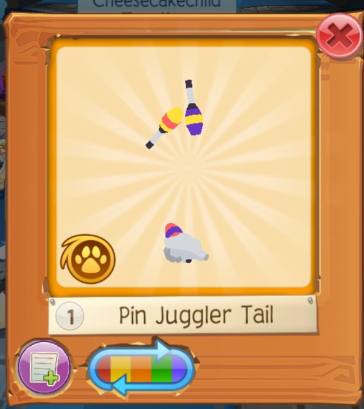 Pin Juggler Tail Animal Jam Wiki Fandom