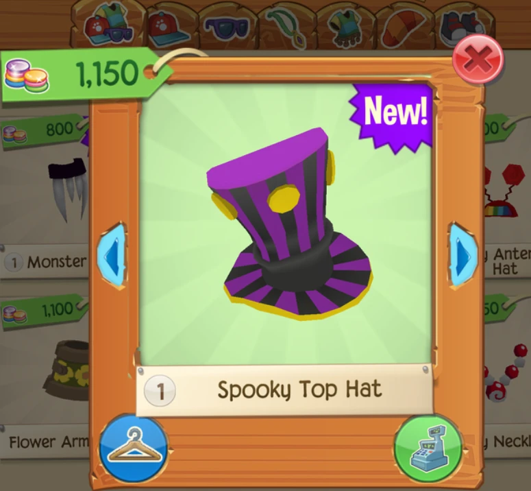 Spooky Top Hat/Rare Animal Jam Wiki Fandom