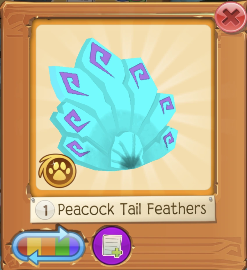 Peacock Tail Feathers Animal Jam Wiki Fandom