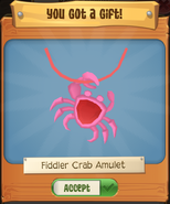 Pink variant that is received after catching 10,000 Fiddler Crabs.