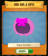 Baby Bonnet obtained through Pack Runs.